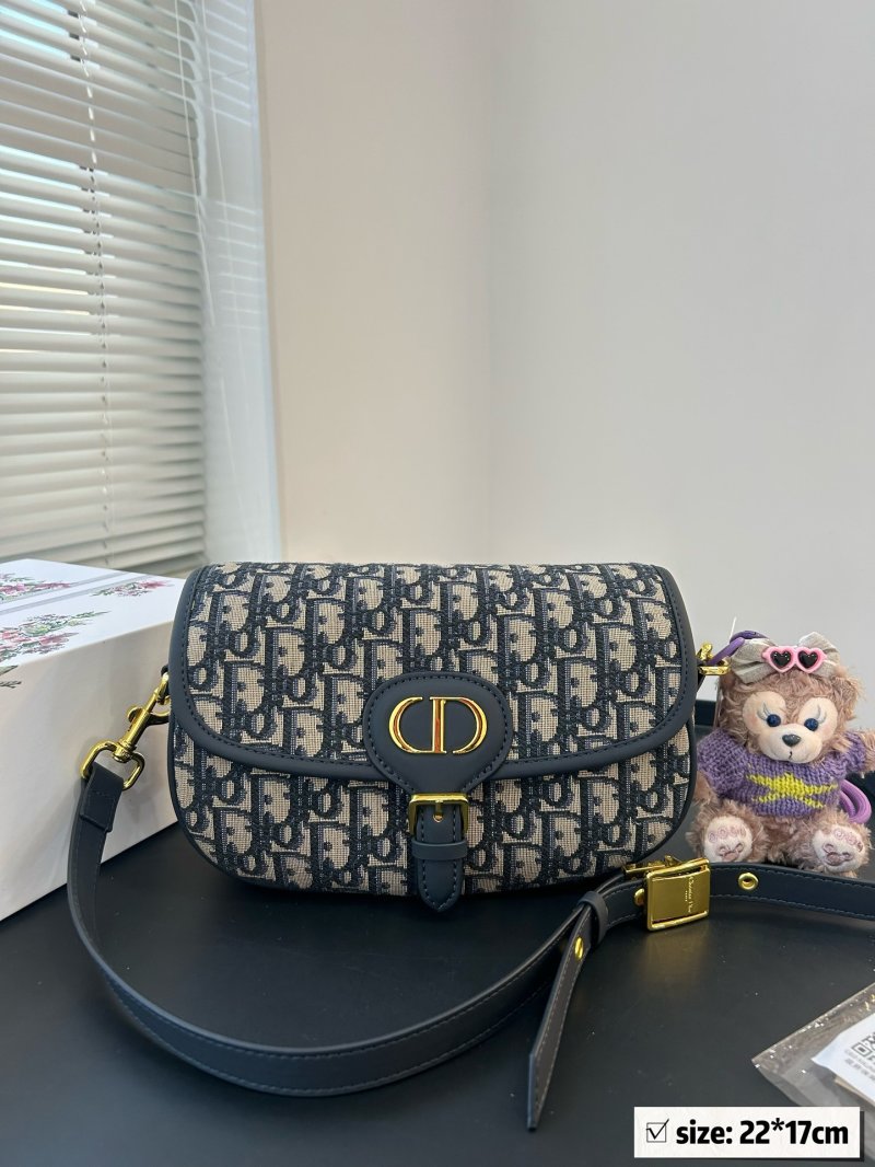 Dior Saddle Bag Navy Monogram Crossbody