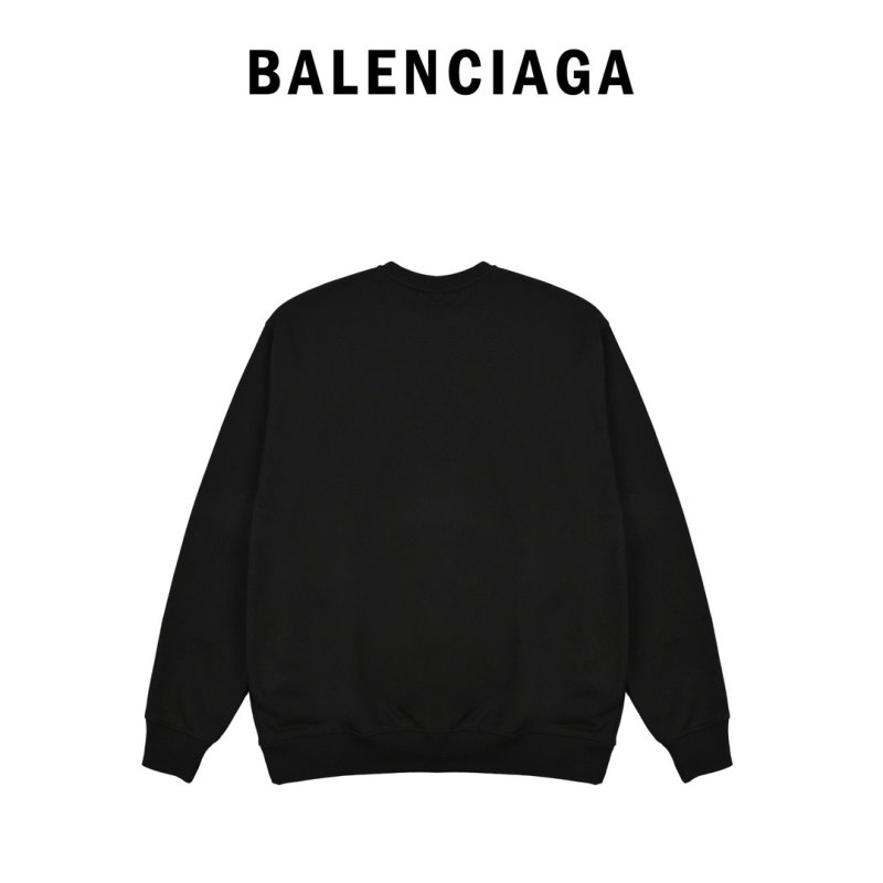 Balenciaga BB Logo Black Hoodie view