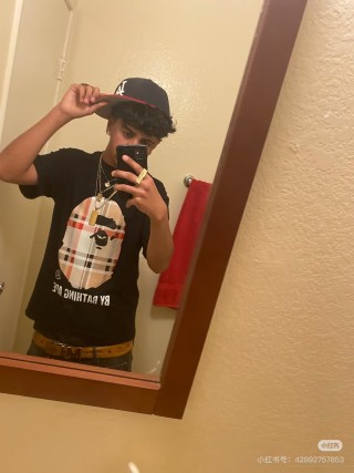 Burberry Plaid Graphic Black T-Shirt view 5