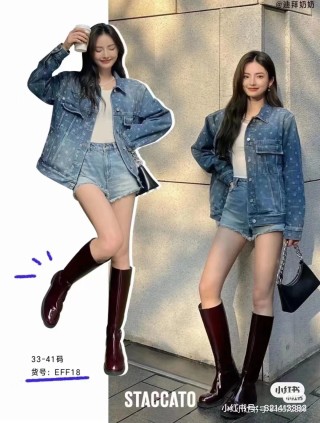 Vintage Wash Denim Jacket Blue view 3
