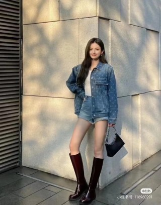 Vintage Wash Denim Jacket Blue view 4