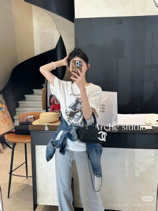 Cream Graphic Print Short Sleeve T-Shirt view 3