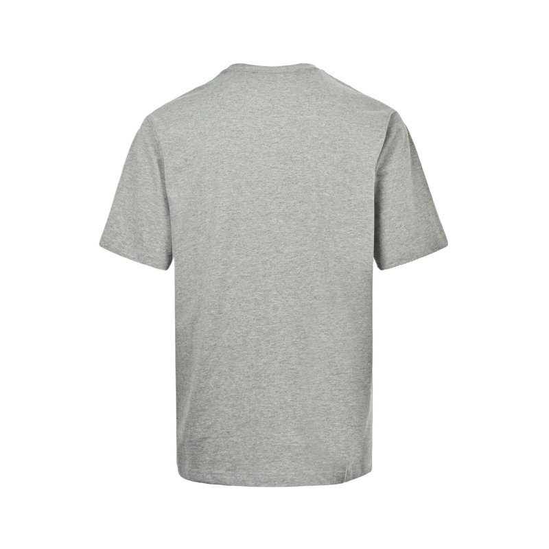 Teddy Bear Graphic Crop T-Shirt in Heather Gray view