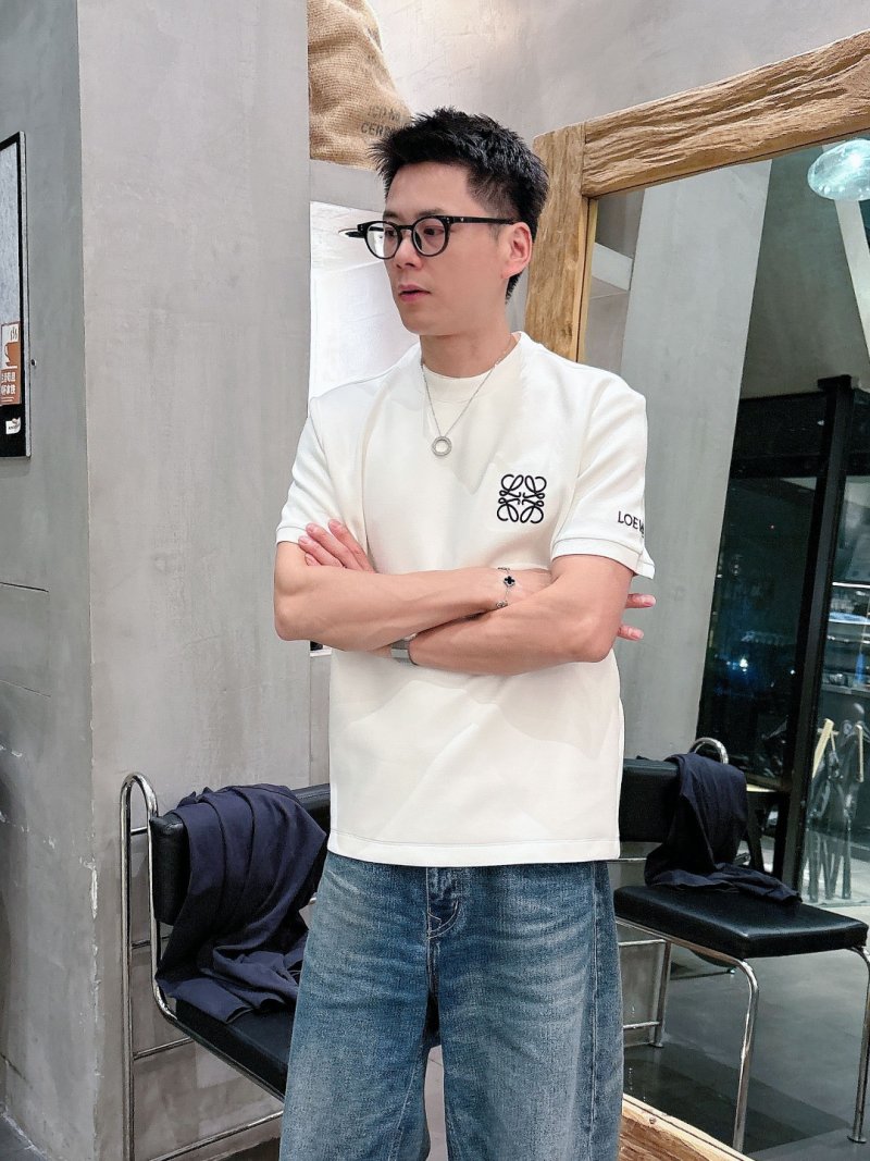 Loewe Anagram Logo Cream T-Shirt