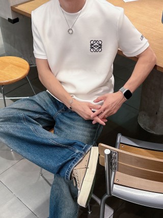 Loewe Anagram Logo Cream T-Shirt view 2