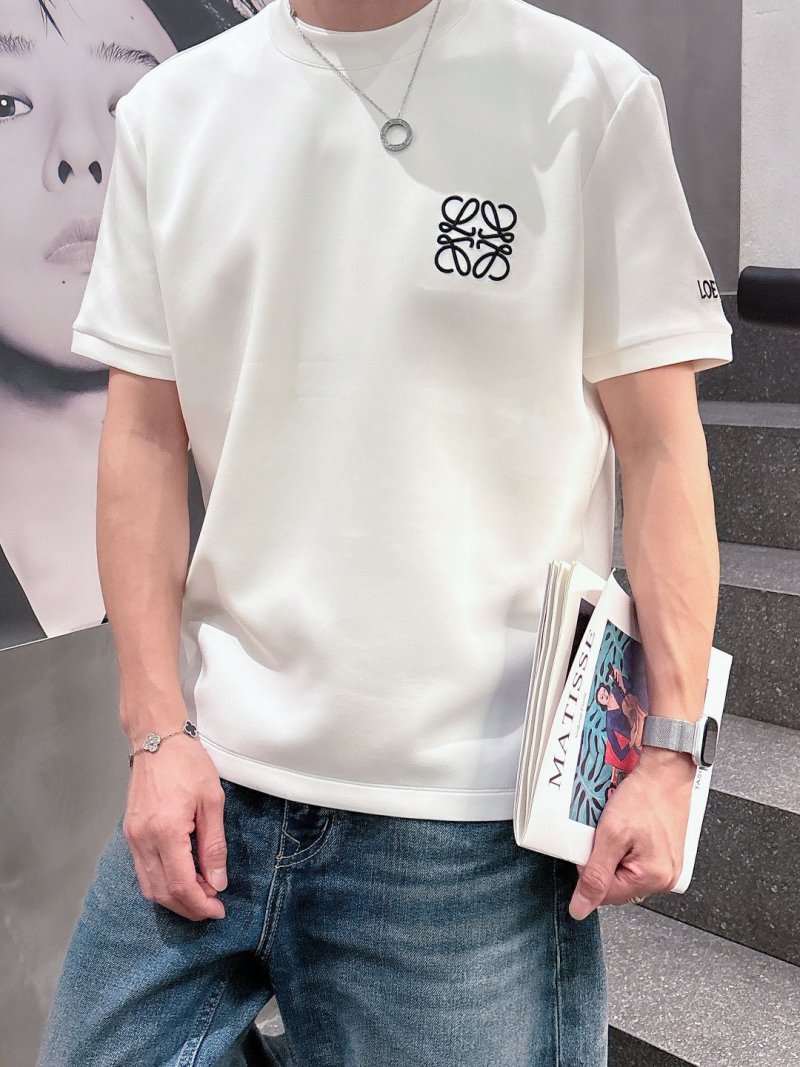 Loewe Anagram Logo Cream T-Shirt view