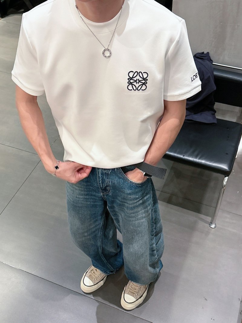 Loewe Anagram Logo Cream T-Shirt view