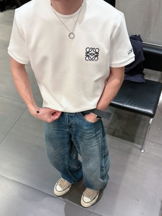 Loewe Anagram Logo Cream T-Shirt view 4