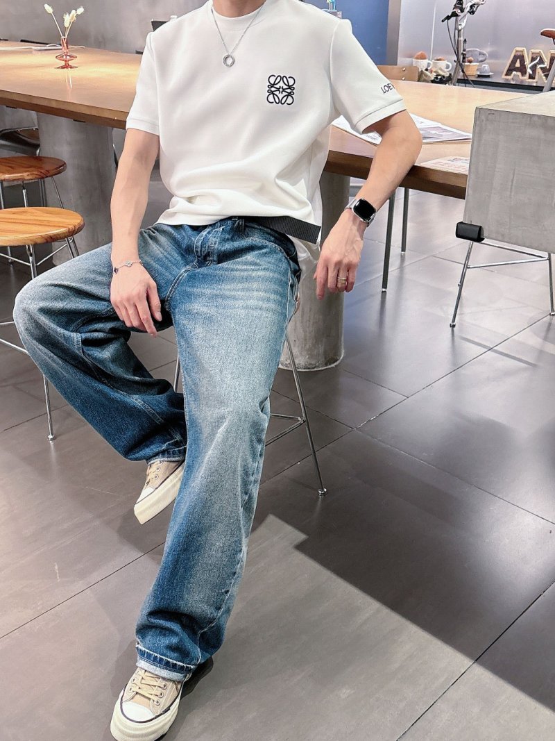 Loewe Anagram Logo Cream T-Shirt view