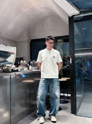 Loewe Anagram Logo Cream T-Shirt view 8