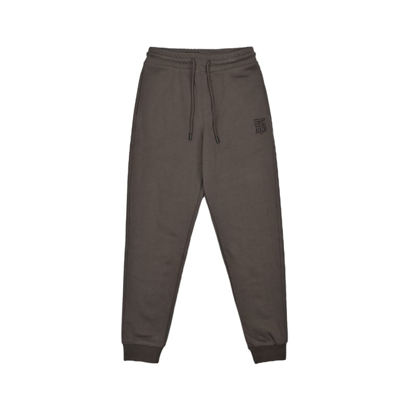 Burberry TB Embroidered Joggers Taupe view