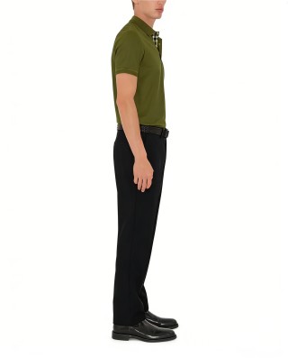 Burberry Classic Polo Shirt Olive Green view 3