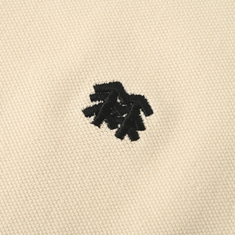 Burberry Women's White Short-Sleeve Polo Shirt with EKD Emblem view