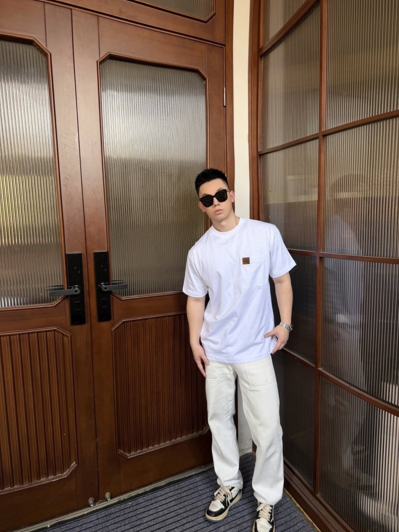 Essentials White Short Sleeve T-Shirt with Chest Logo