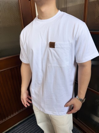 Essentials White Short Sleeve T-Shirt with Chest Logo view 4