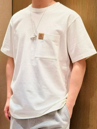 Essentials White Short Sleeve T-Shirt with Chest Logo view 5