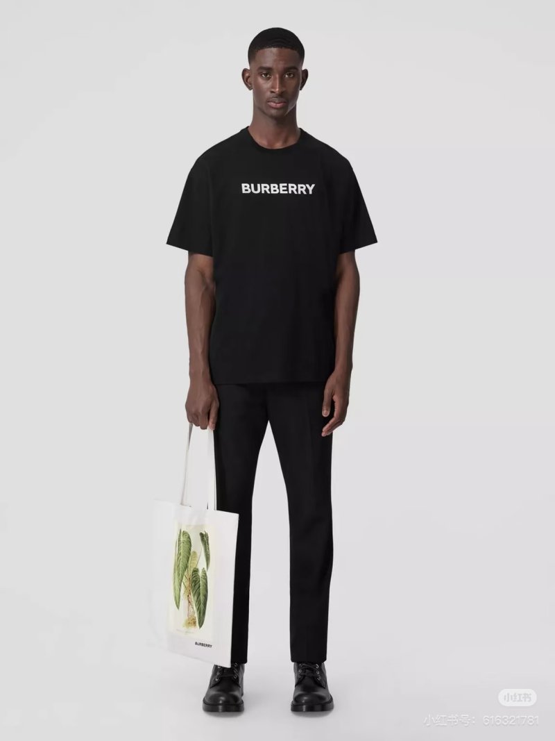 Burberry Black Logo T-Shirt view