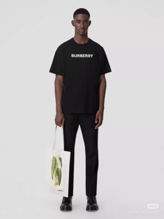 Burberry Black Logo T-Shirt view 6