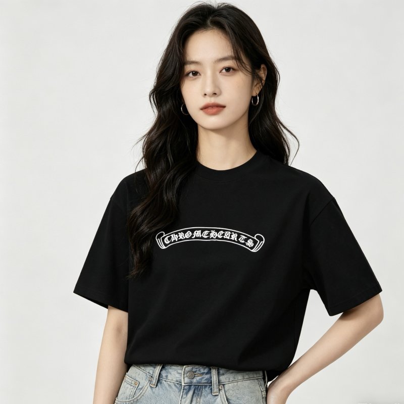 Chrome Hearts Logo Short Sleeve T-Shirt Black view