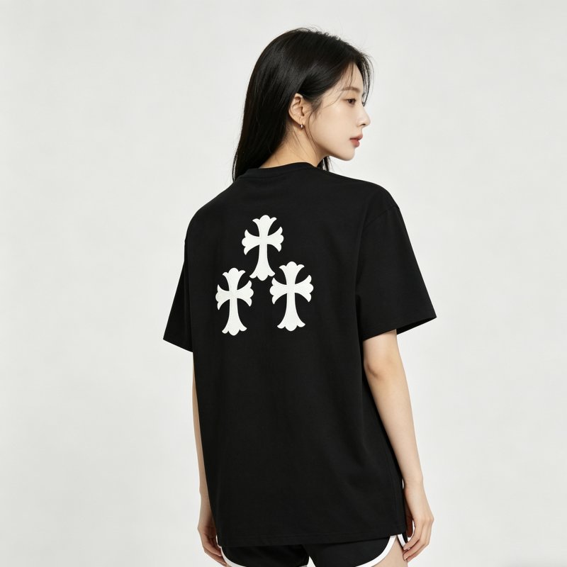 Chrome Hearts Logo Short Sleeve T-Shirt Black view