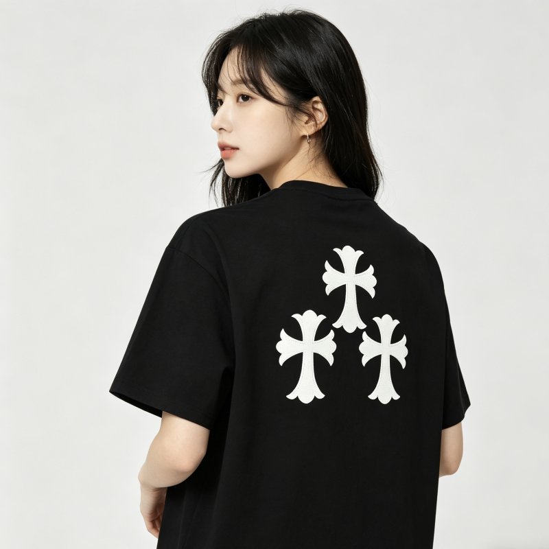 Chrome Hearts Logo Short Sleeve T-Shirt Black view