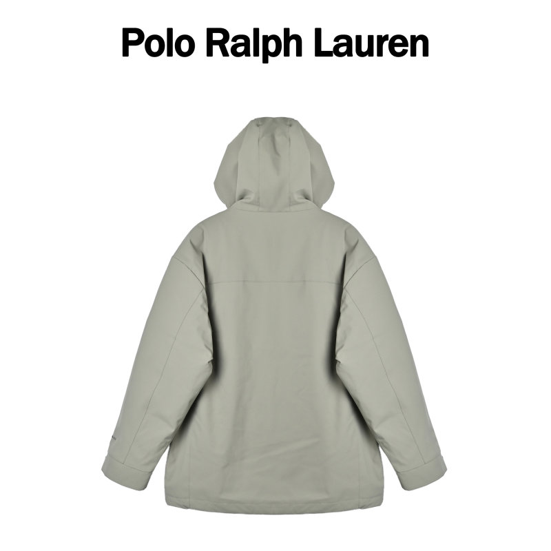Ralph Lauren Grey Puffer Down Jacket view