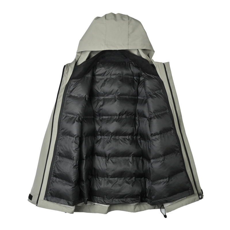 Ralph Lauren Grey Puffer Down Jacket view