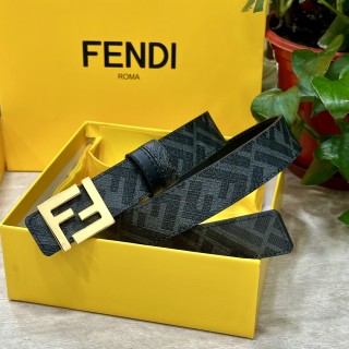 Fendi FF Buckle Reversible Belt Black view 4