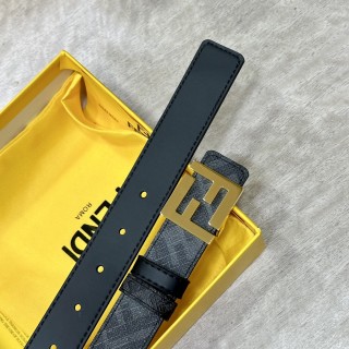 Fendi FF Buckle Reversible Belt Black view 7
