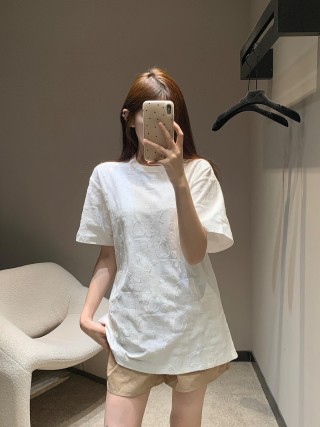 White Oversized Short Sleeve T-Shirt view 7