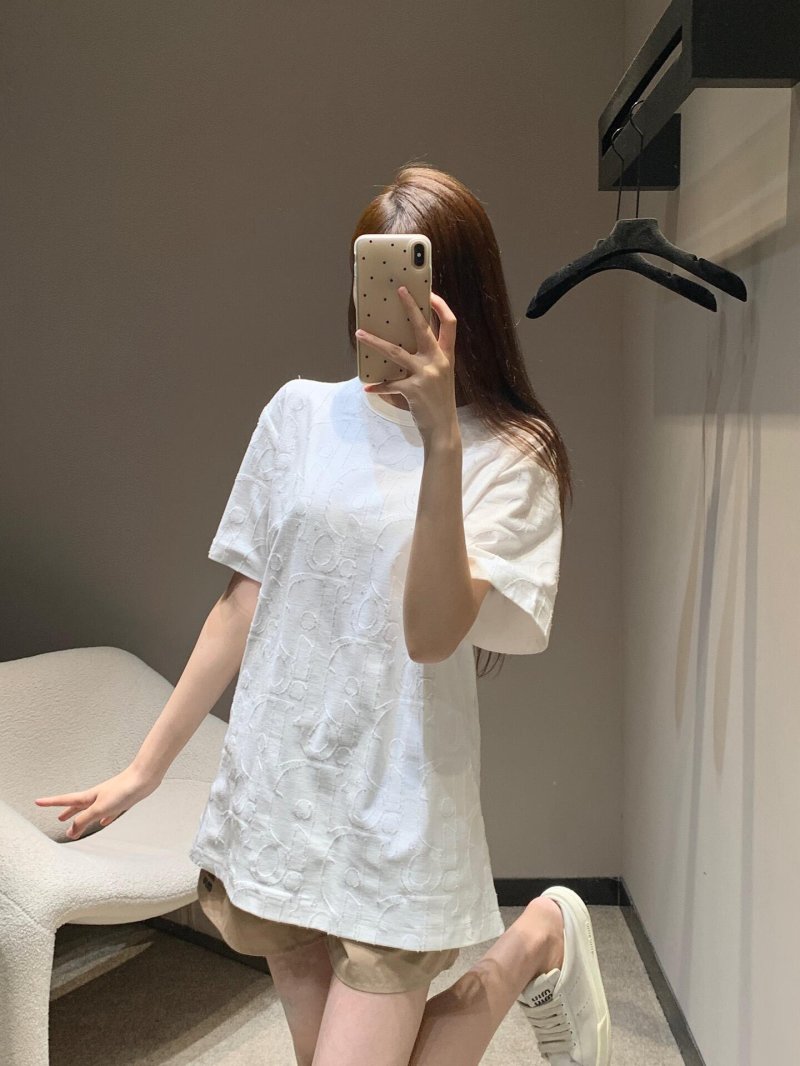 White Oversized Short Sleeve T-Shirt view