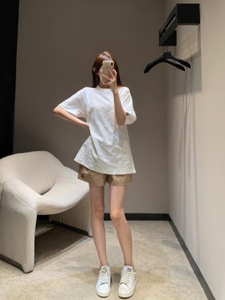 White Oversized Short Sleeve T-Shirt view 9
