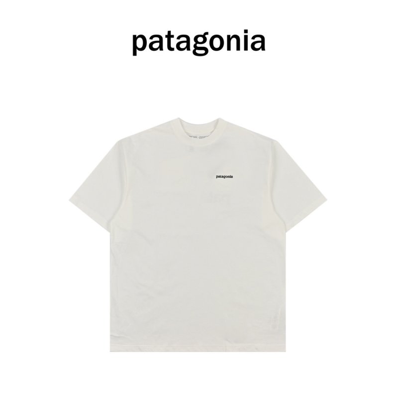 Patagonia Logo White Short Sleeve T-Shirt view