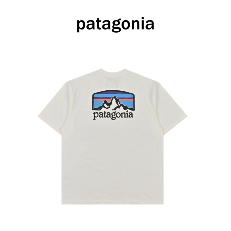 Patagonia Logo White Short Sleeve T-Shirt view