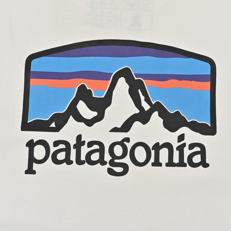Patagonia Logo White Short Sleeve T-Shirt view