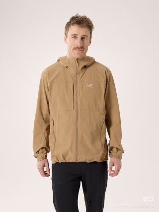 Essentials Tan Lightweight Zip Jacket view 3