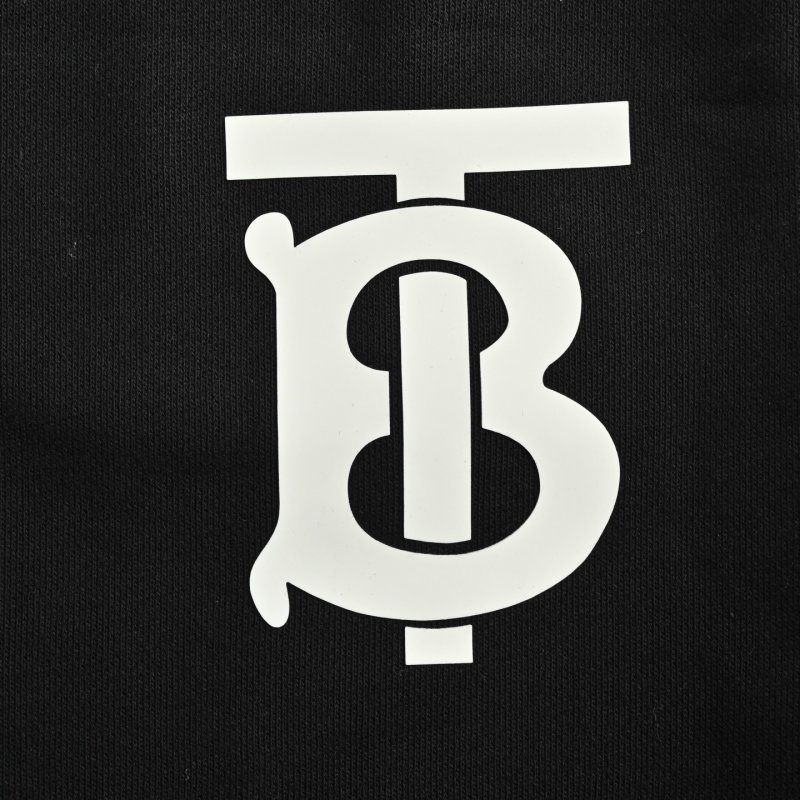 Burberry TB Logo Black Shorts view
