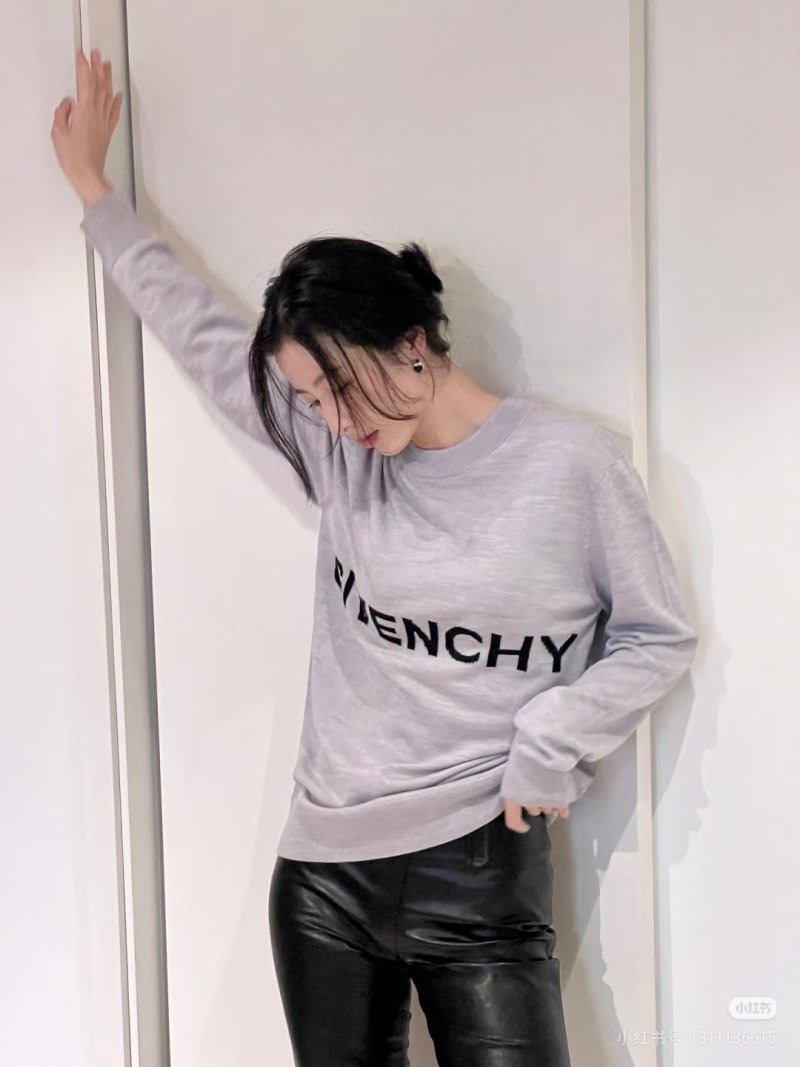 Givenchy Logo Sweatshirt Grey view