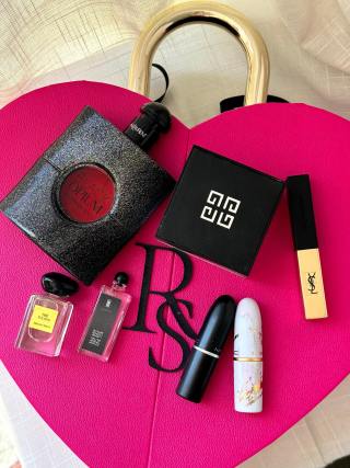 Raf Simons Heart-Shaped Red Leather Handbag view 5