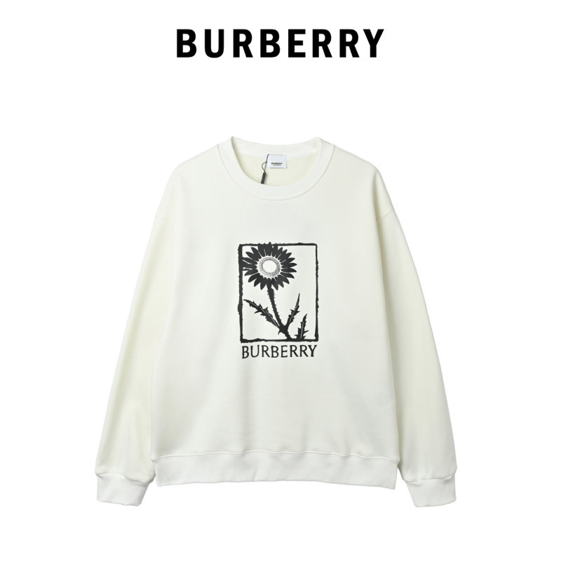 Burberry Sunflower Logo White Hoodie view