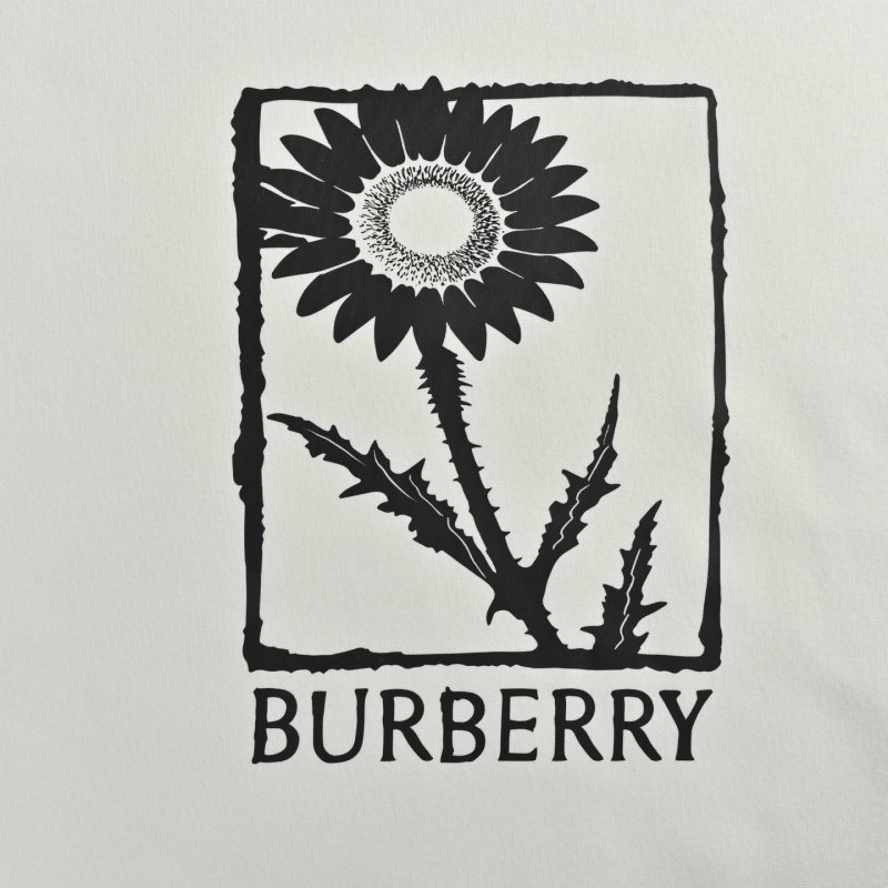 Burberry Sunflower Logo White Hoodie view
