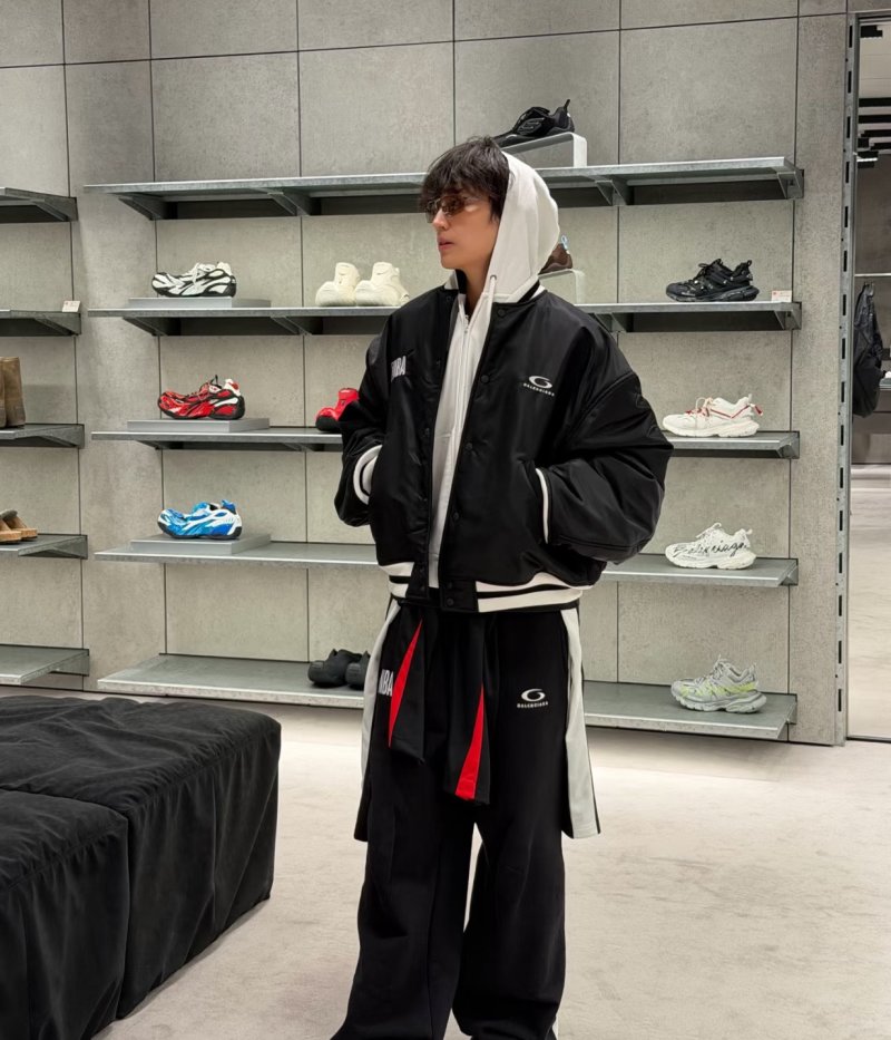 Balenciaga NBA Black Puffer Jacket view