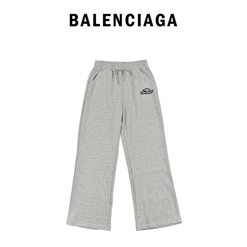 Balenciaga Light Grey Logo Sweatpants view