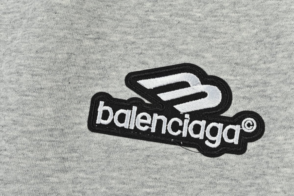 Balenciaga Light Grey Logo Sweatpants view