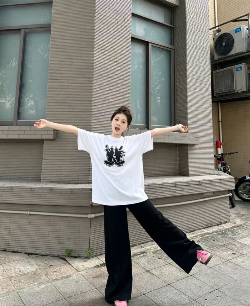 White Oversized Graphic Logo T-Shirt view