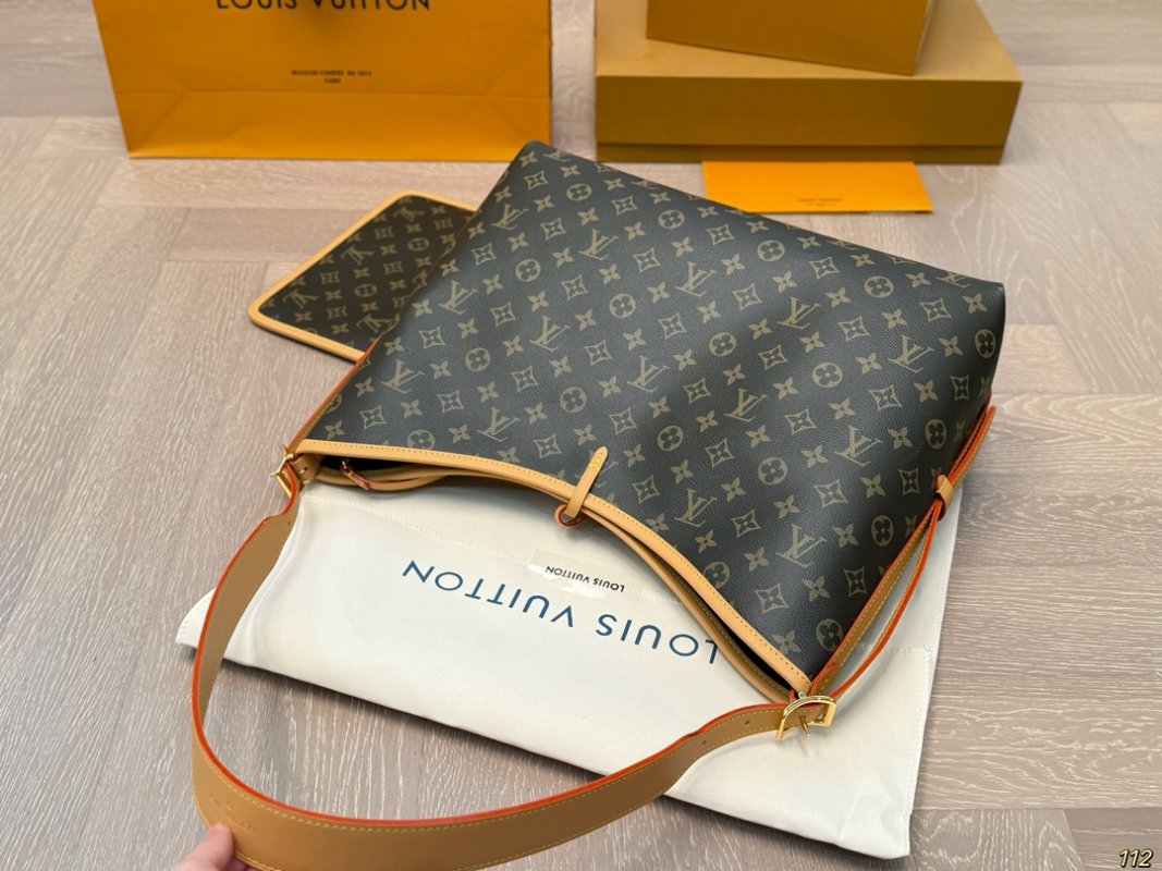 Louis Vuitton Monogram Carryall Tote Bag - Brown view