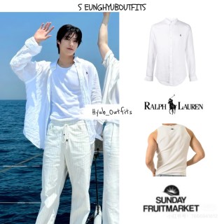Ralph Lauren Relaxed Fit Cotton Twill Shirt White view 2