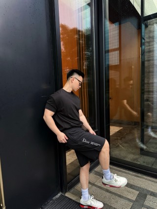 Dior Atelier Monogram Black Shorts view 2
