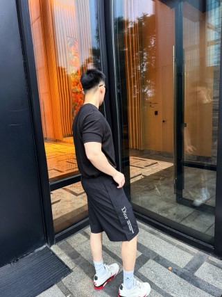 Dior Atelier Monogram Black Shorts view 3