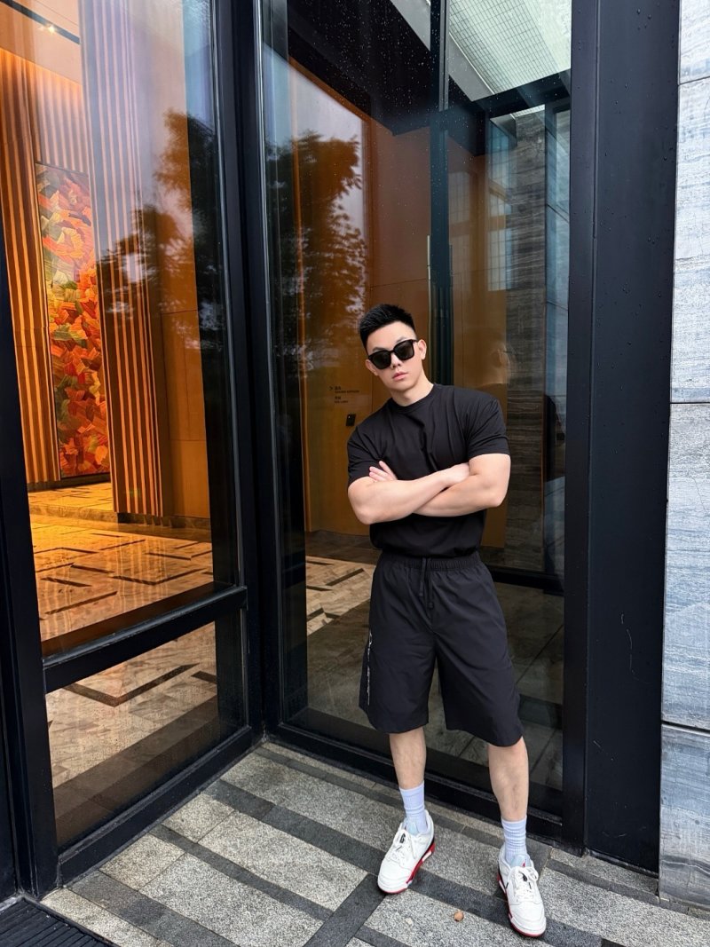 Dior Atelier Monogram Black Shorts view
